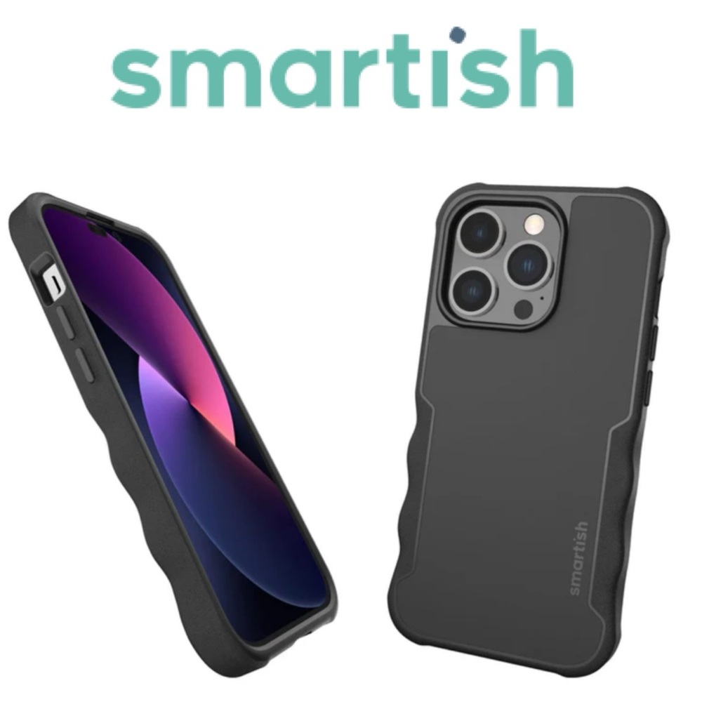 New!! smartish GRIP ZILLA iPhone MagSafe Case in Black (iPhone 14 Pro)